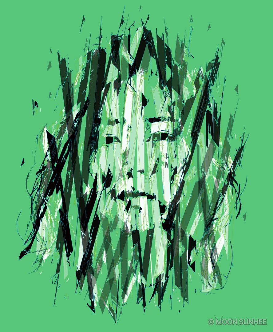 그녀는 보았다